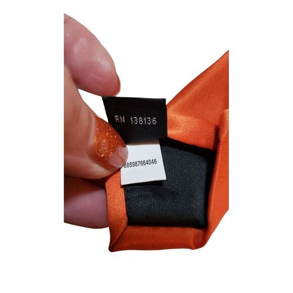 J Garcia 'Not Necessarily A Tree' Neck Tie Mens Collectors Edition Orange Black - Picture 9 of 13